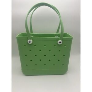Orginal  Bogg Bag Light Green  Rubber Tote Bag
